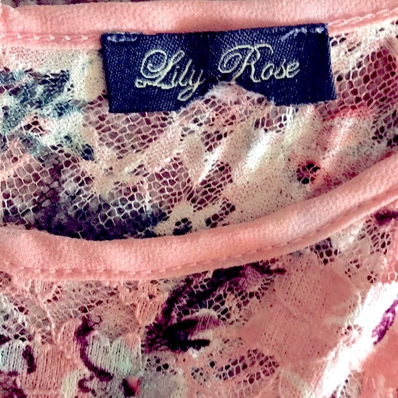 ❤️ Lily Rose Pastel Pink Floral Dress - Picture 4 of 8